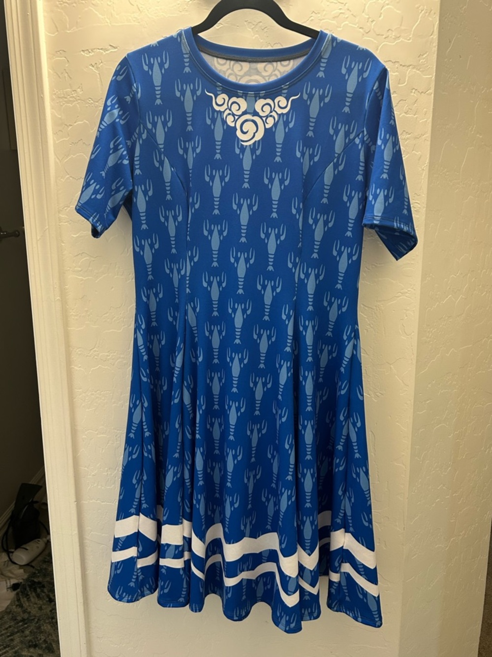 BlackMilk Legend of Zelda Island Lobster Longline Evil Tee Dress, Large